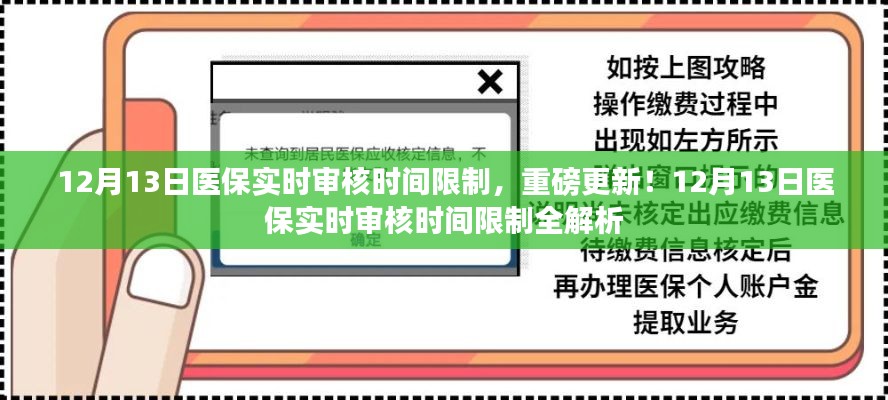 重磅更新！關(guān)于醫(yī)保實(shí)時(shí)審核時(shí)間限制詳解，最新動(dòng)態(tài)與解析（12月13日）