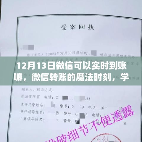 微信轉(zhuǎn)賬魔法時(shí)刻，實(shí)時(shí)到賬助力夢(mèng)想加速實(shí)現(xiàn)！