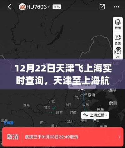 天津至上海航班實時查詢解析，以航班動態(tài)看天津飛往上海的行程安排（12月22日）
