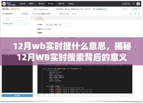 揭秘十二月WB實(shí)時(shí)搜索背后的深層含義與故事，數(shù)據(jù)深度解讀