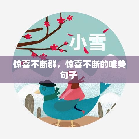 驚喜不斷群，驚喜不斷的唯美句子 