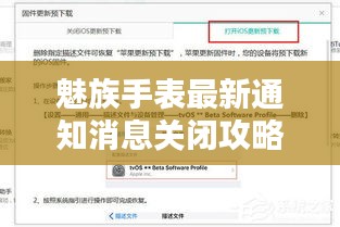 魅族手表最新通知消息關(guān)閉攻略，輕松掌握關(guān)閉方法！