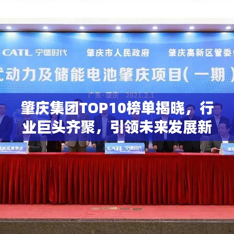 肇慶集團TOP10榜單揭曉，行業(yè)巨頭齊聚，引領(lǐng)未來發(fā)展新篇章