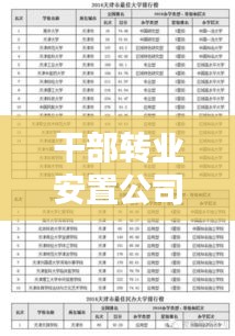 干部轉(zhuǎn)業(yè)安置公司排名榜單揭曉，轉(zhuǎn)業(yè)安置公司的重要性與選擇指南