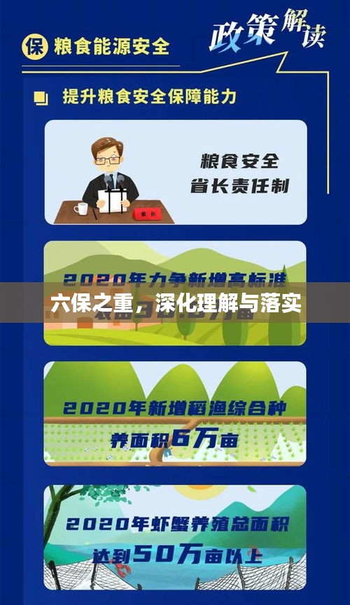 六保之重，深化理解與落實