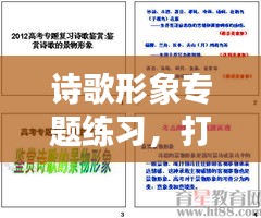 詩(shī)歌形象專題練習(xí)，打造文學(xué)魅力，提升形象塑造能力