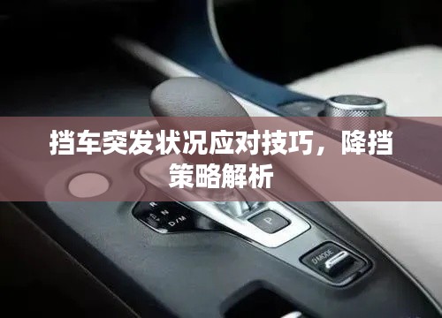 擋車突發(fā)狀況應(yīng)對技巧，降擋策略解析