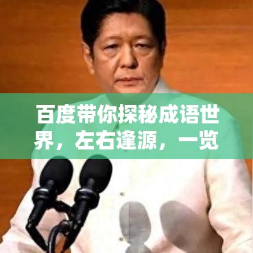 百度帶你探秘成語世界，左右逢源，一覽成語寶藏
