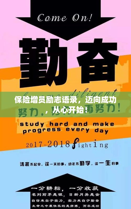保險(xiǎn)增員勵(lì)志語(yǔ)錄，邁向成功，從心開(kāi)始！
