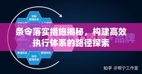 條令落實(shí)措施揭秘，構(gòu)建高效執(zhí)行體系的路徑探索